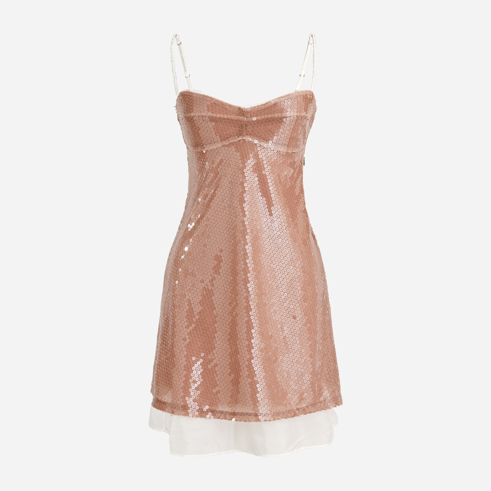  Limited-edition Anna October&copy; X J.Crew layered sequin slip dress