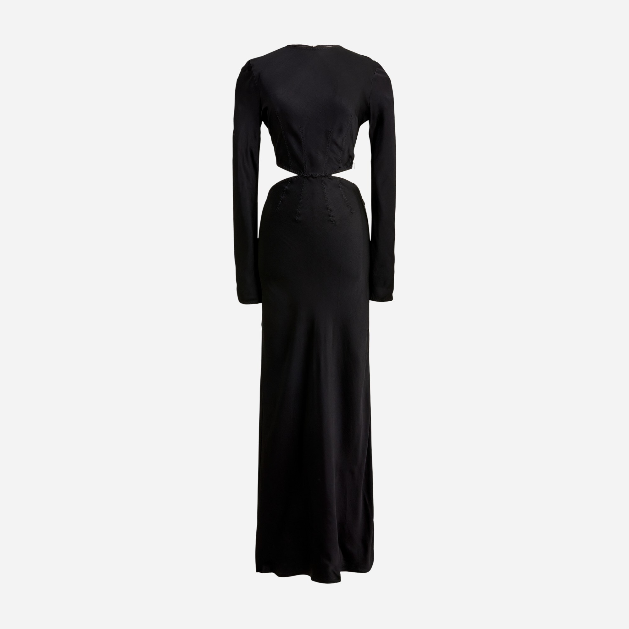 Limited-edition Anna October© X J.Crew side-cutout slip dress