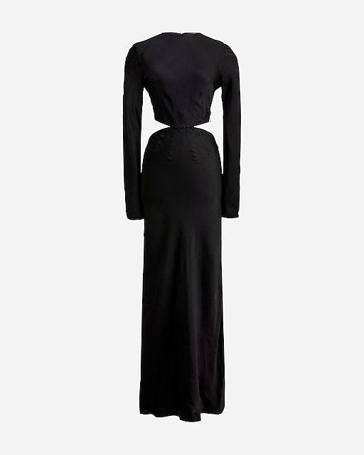 womens Limited-edition Anna October&copy; X J.Crew side-cutout slip dress