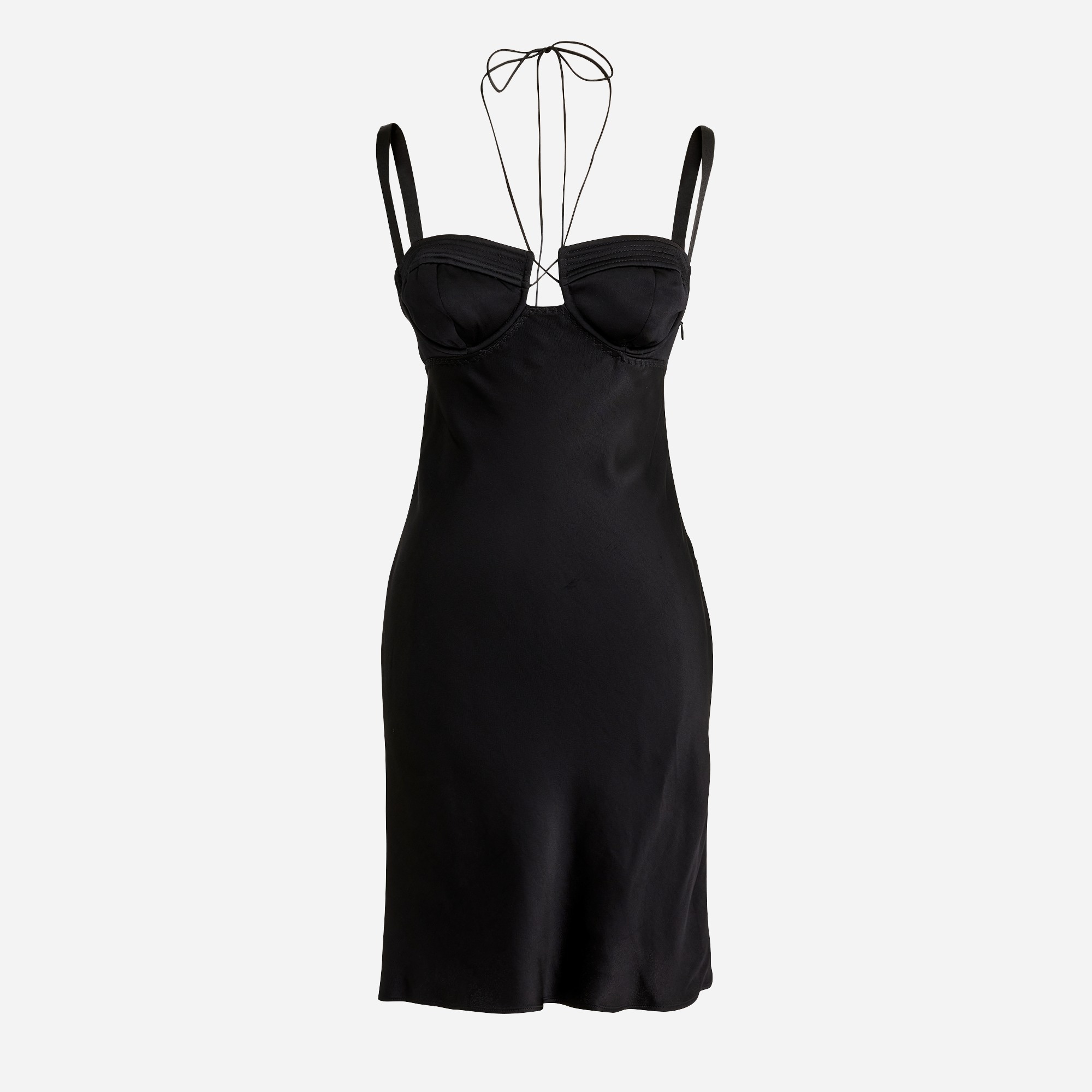 womens Limited-edition Anna October&copy; X J.Crew bustier mini slip dress