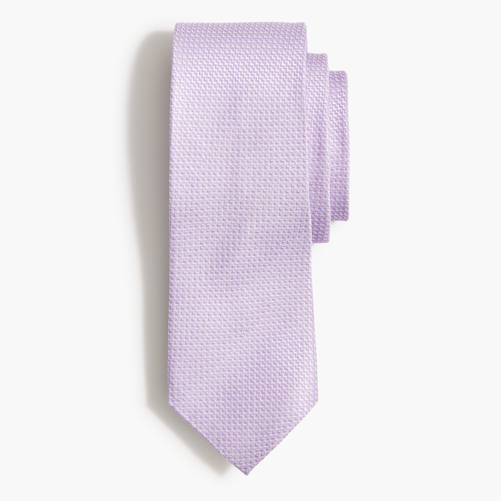 micro-chevron tie for men