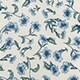 Floral tie IVORY SUNFADED BLUE factory: floral tie for men