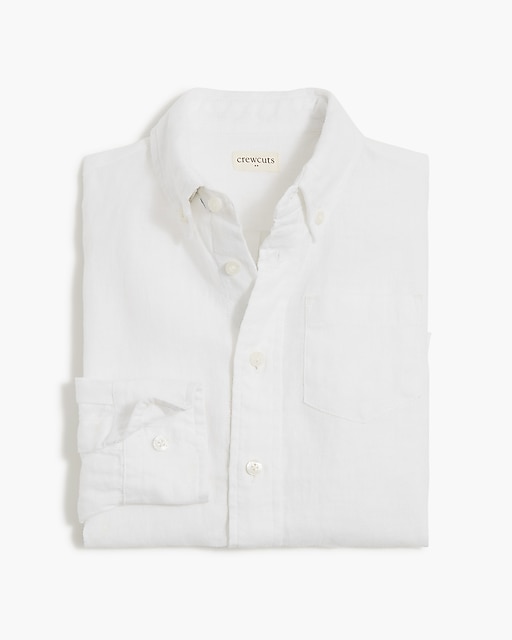  Boys' linen-blend shirt