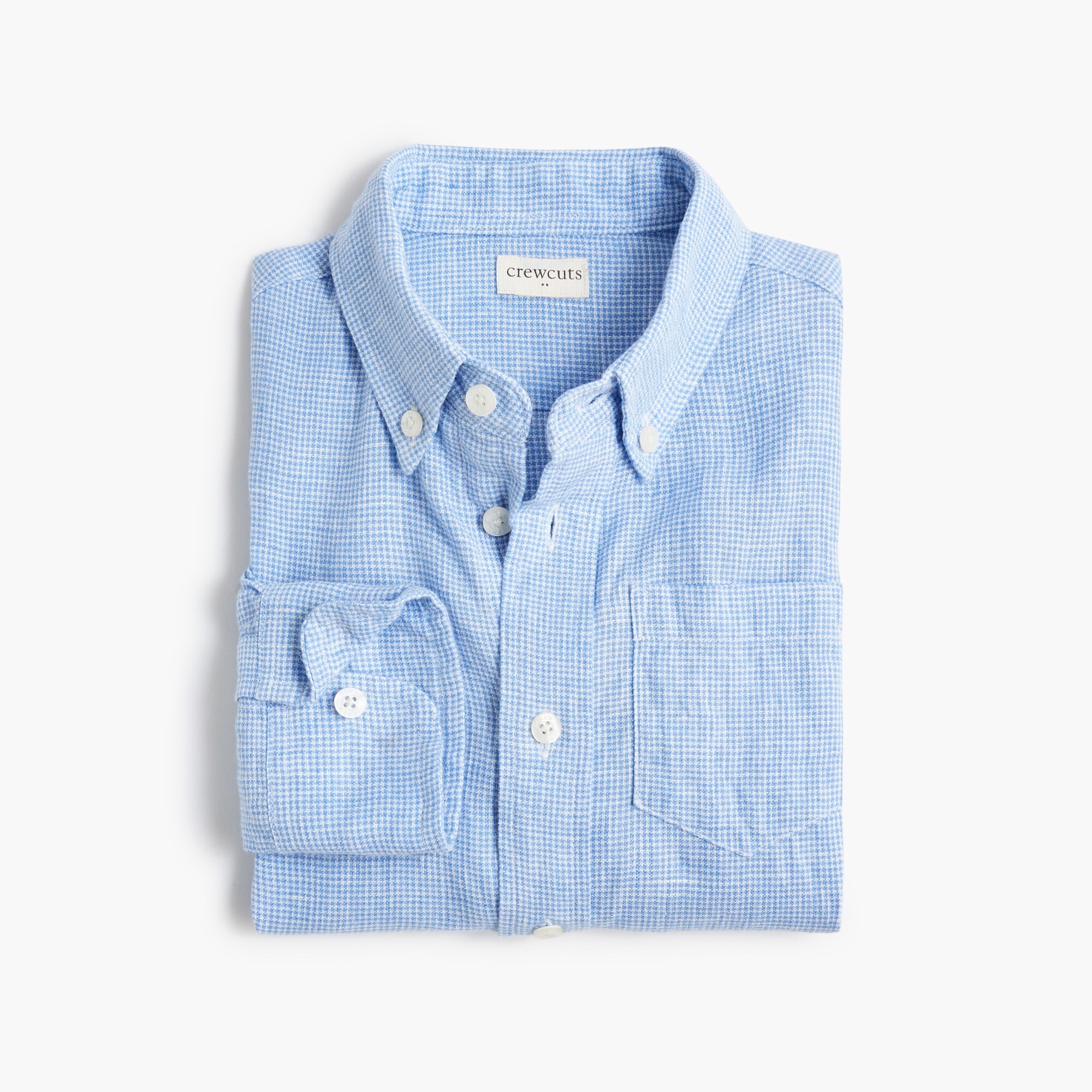 Boys' linen-blend shirt
