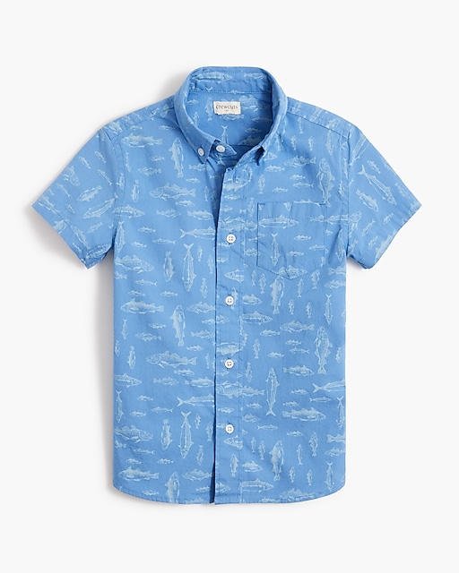  Boys' fish print shirt
