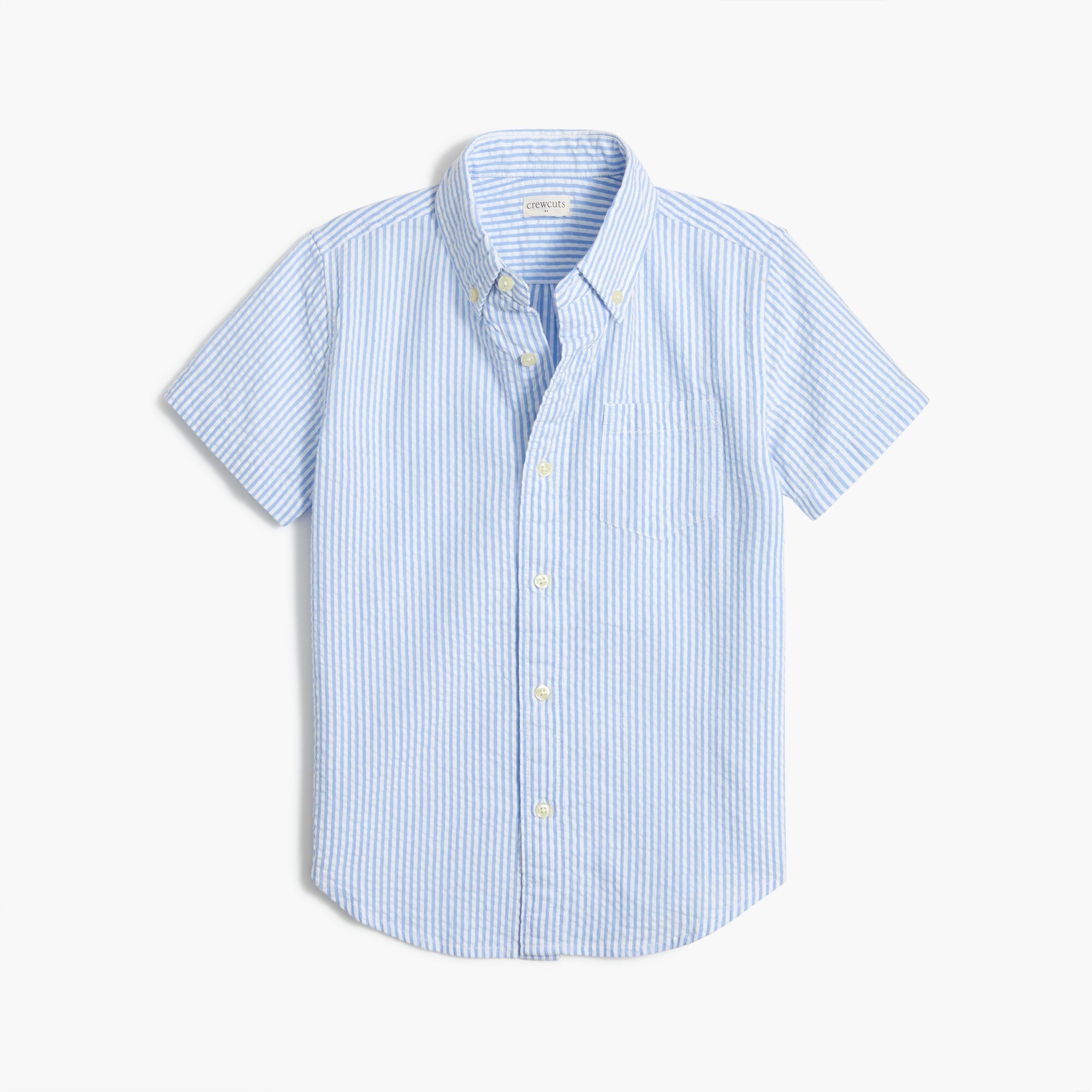 Boys' seersucker shirt