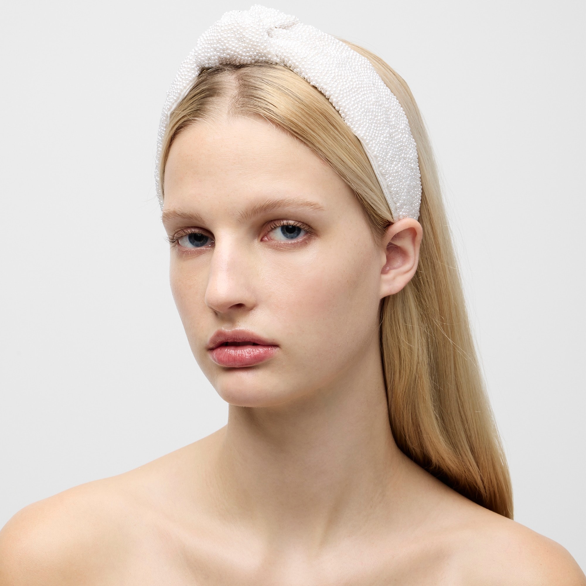 womens Beaded knot headband