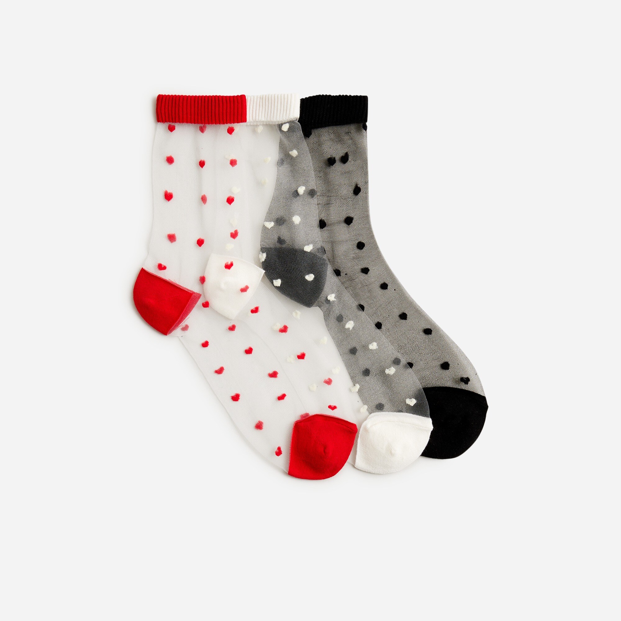 Sheer heart socks three-pack