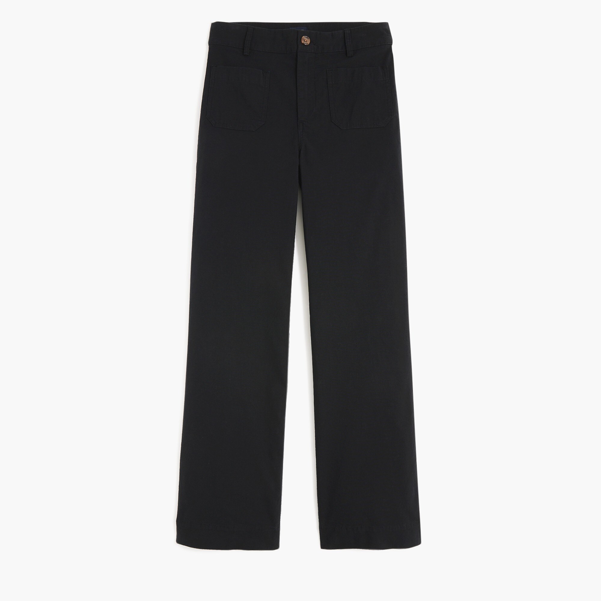womens Lizzie high-rise patch-pocket wide-leg pant