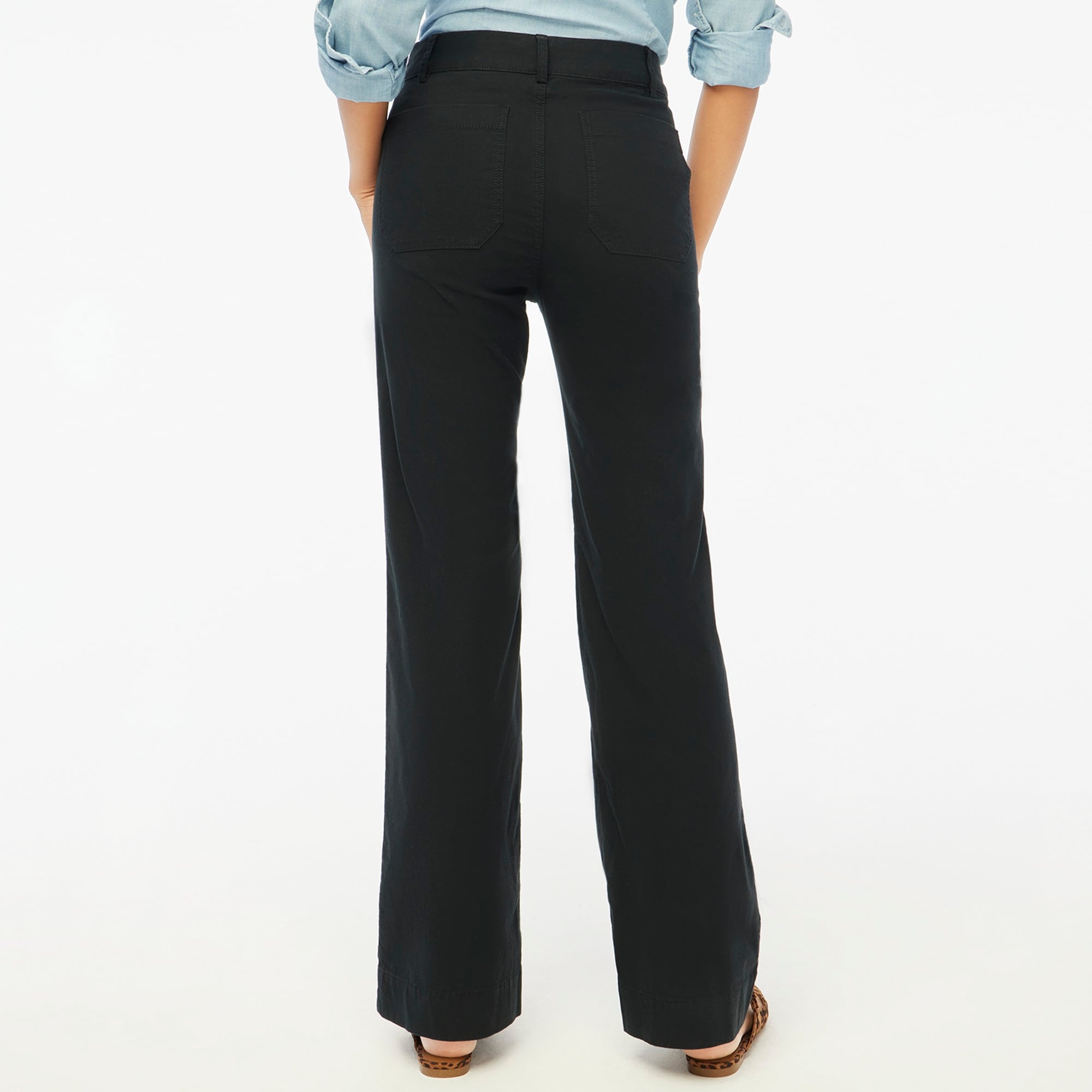 Factory: Lizzie High-rise Patch-pocket Wide-leg Pant For Women