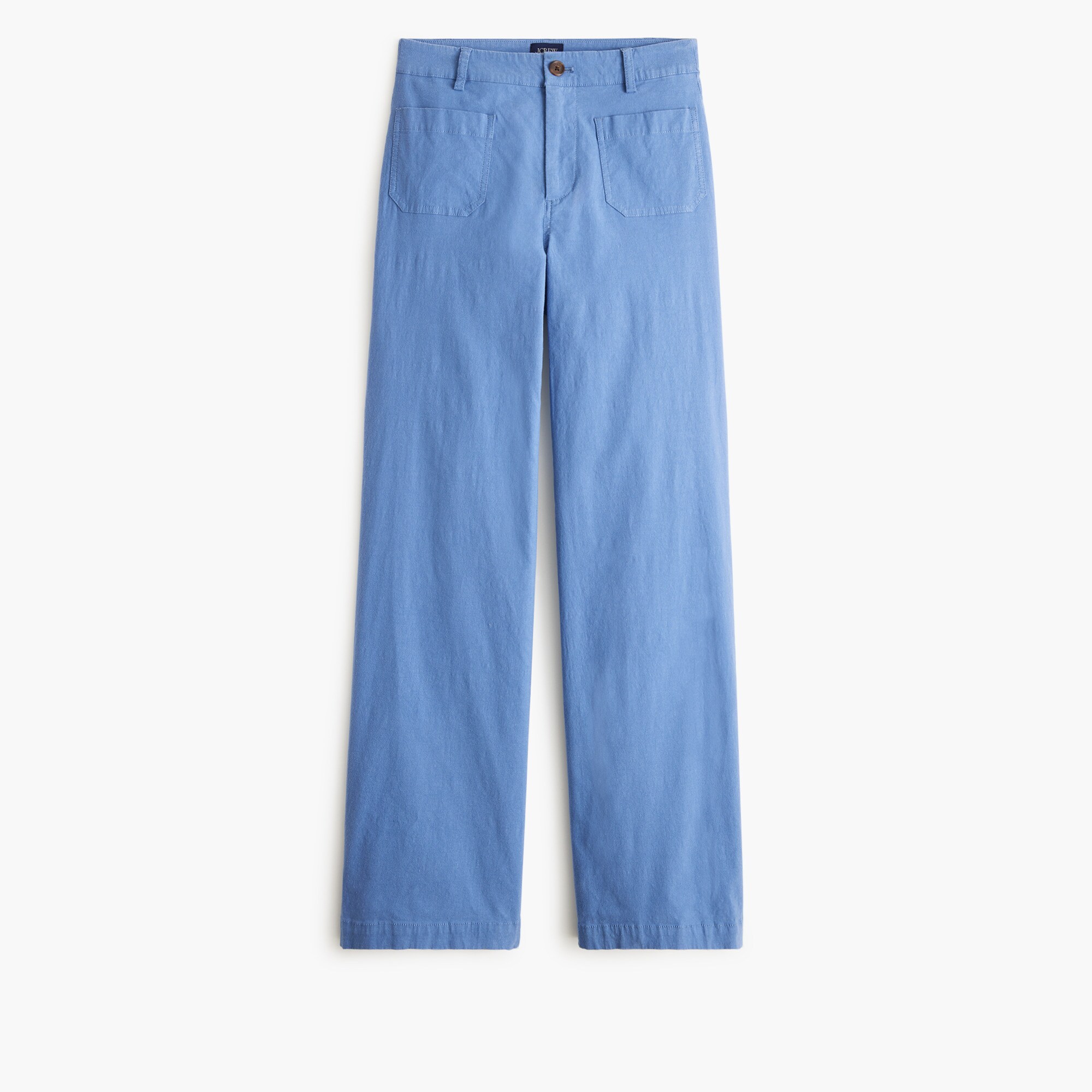 womens Lizzie high-rise patch-pocket wide-leg pant