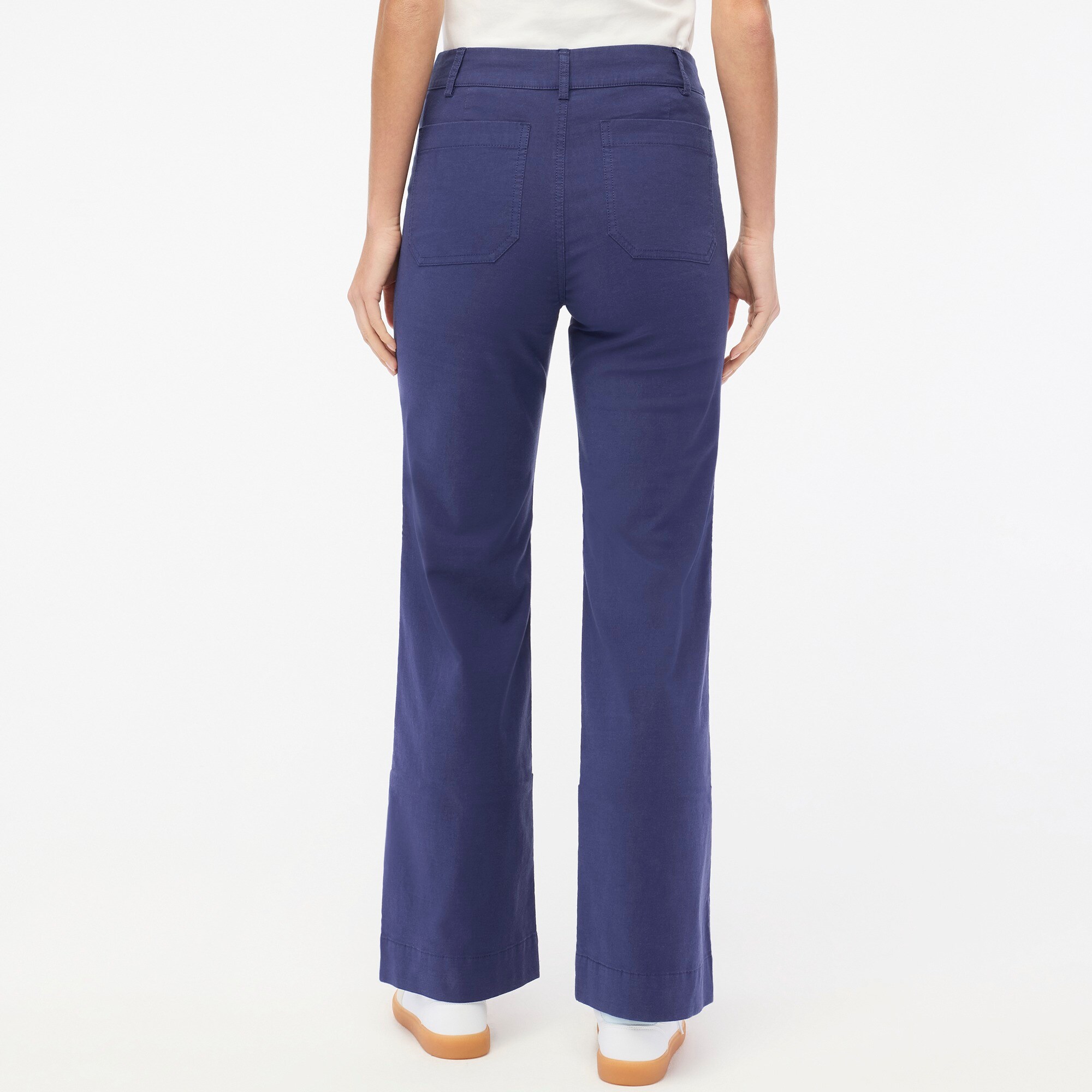 Patchwork High Waist Wide Pants RLZ0008