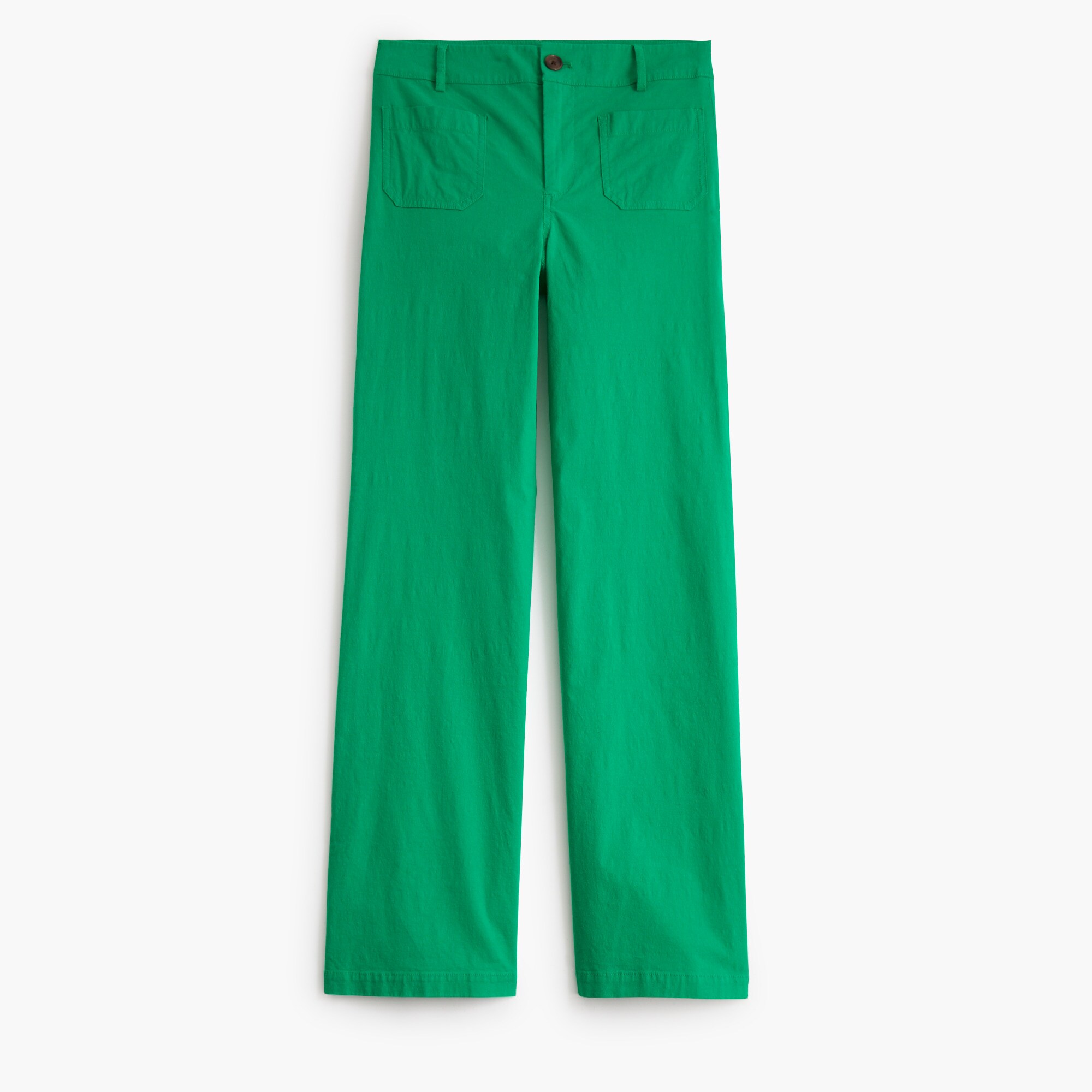 womens Lizzie high-rise patch-pocket wide-leg pant