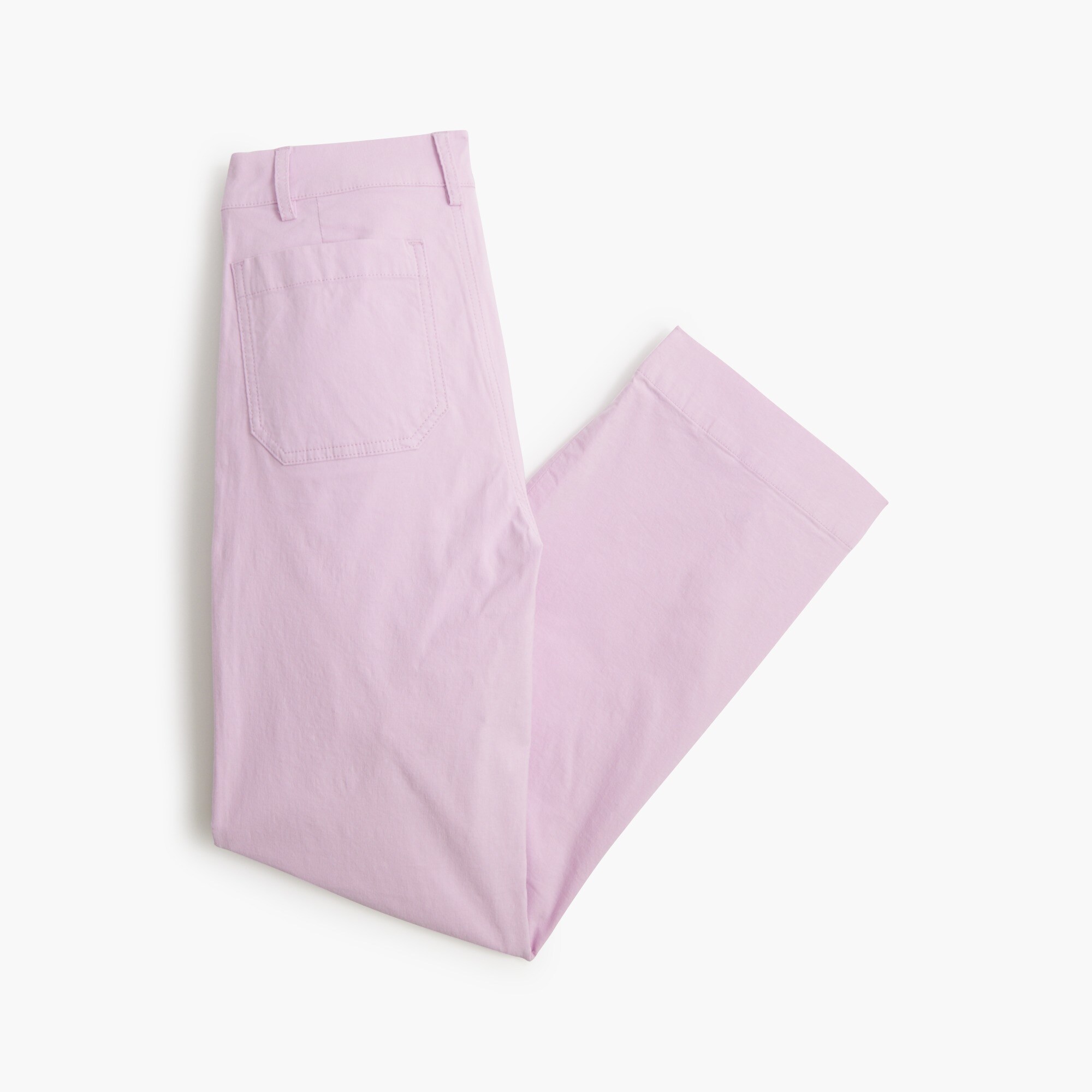 Lizzie high-rise patch-pocket wide-leg pant