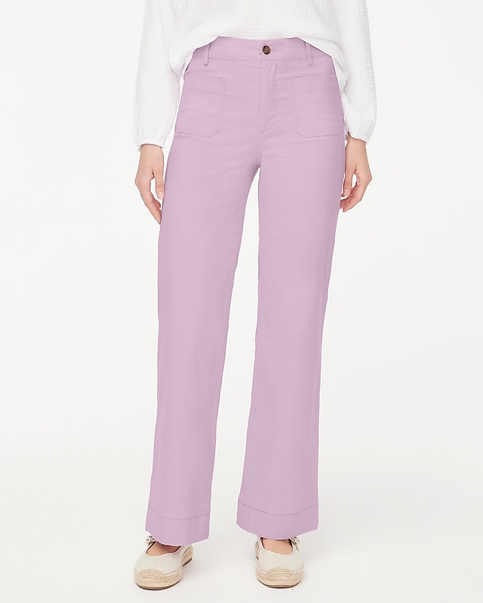 Factory: Lizzie High-rise Patch-pocket Wide-leg Pant For Women Factory: Lizzie High-rise Patch-pocket Wide-leg Pant For Women
