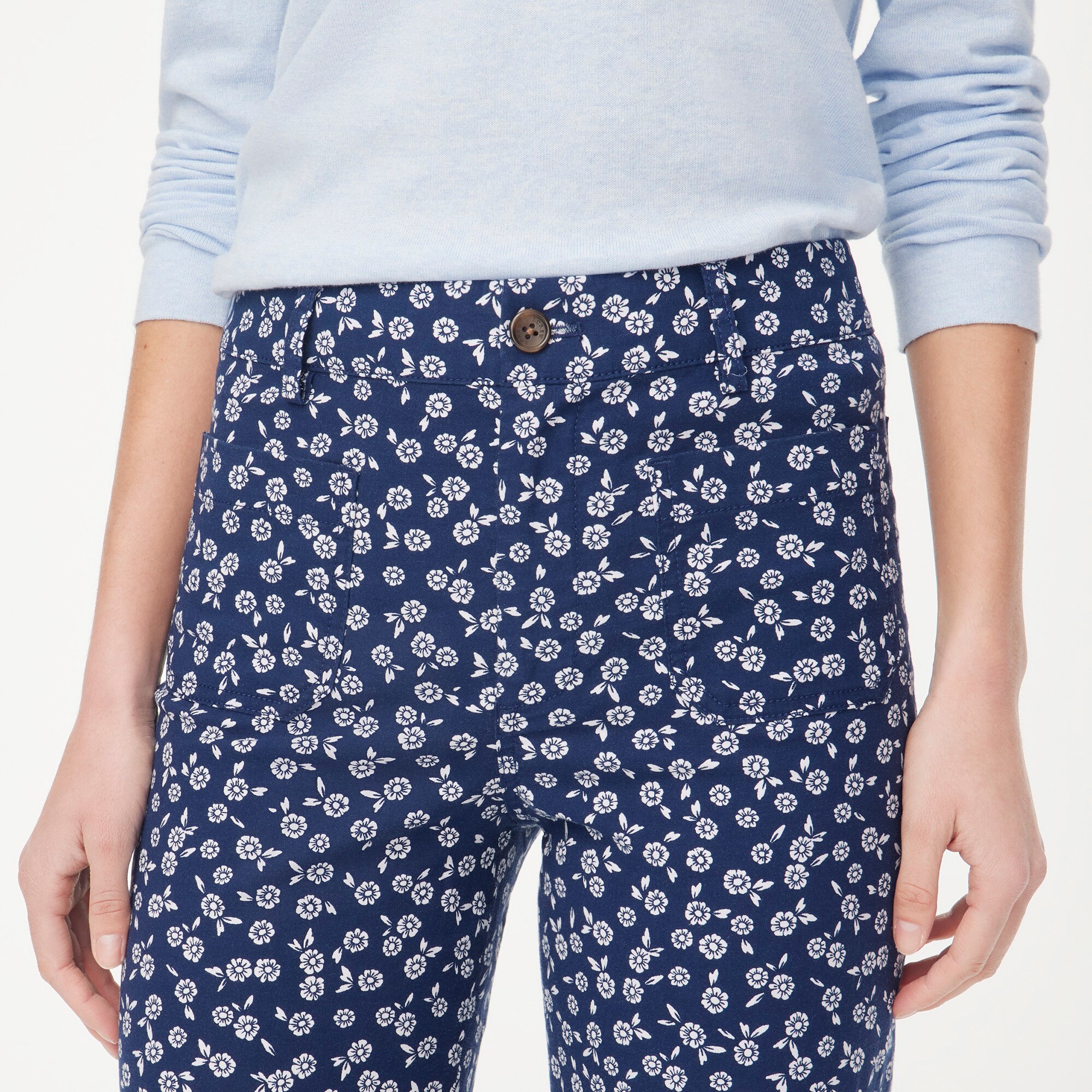 Lizzie High-rise Patch-pocket Wide-leg Pant For Women | Factory