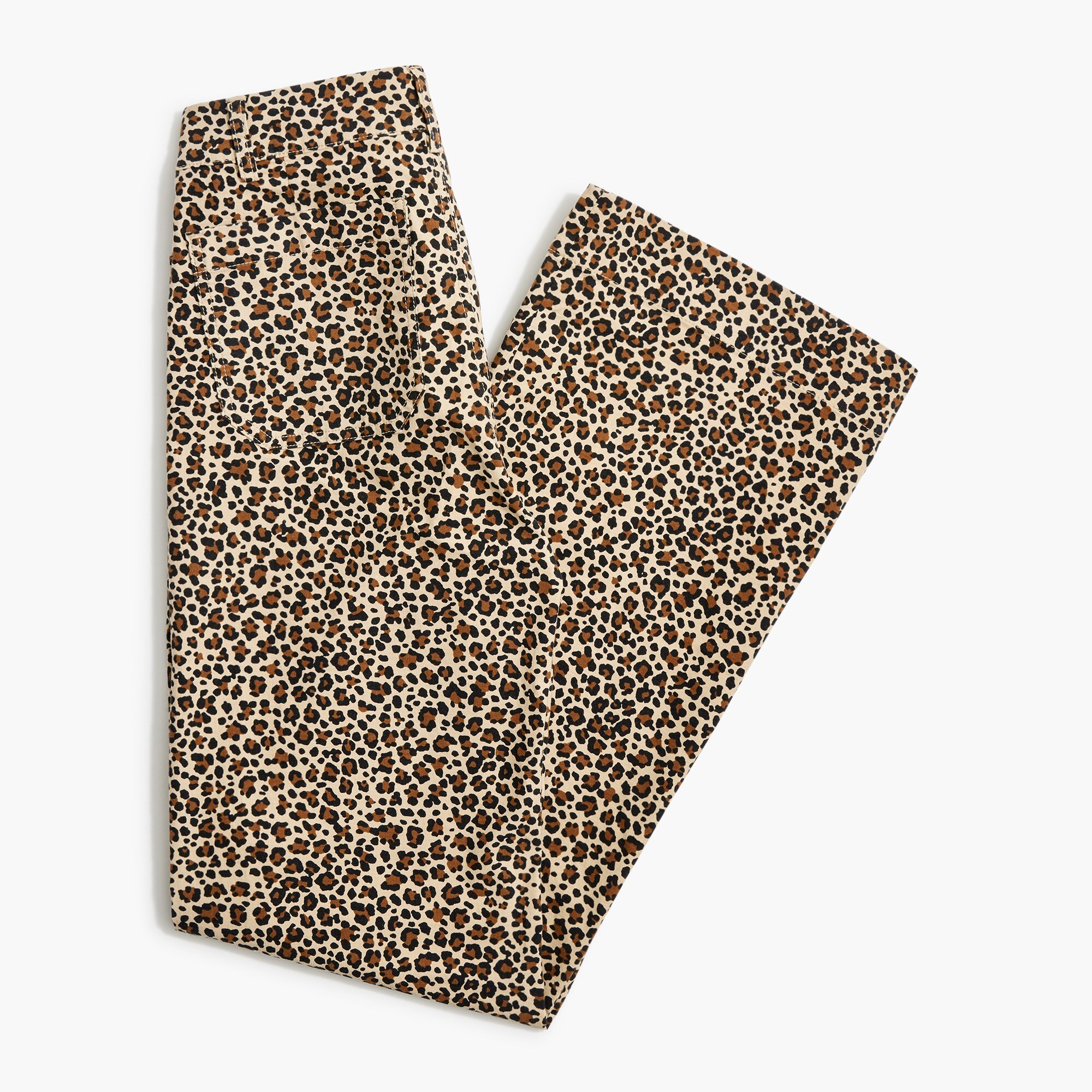 Lizzie high-rise patch-pocket wide-leg pant