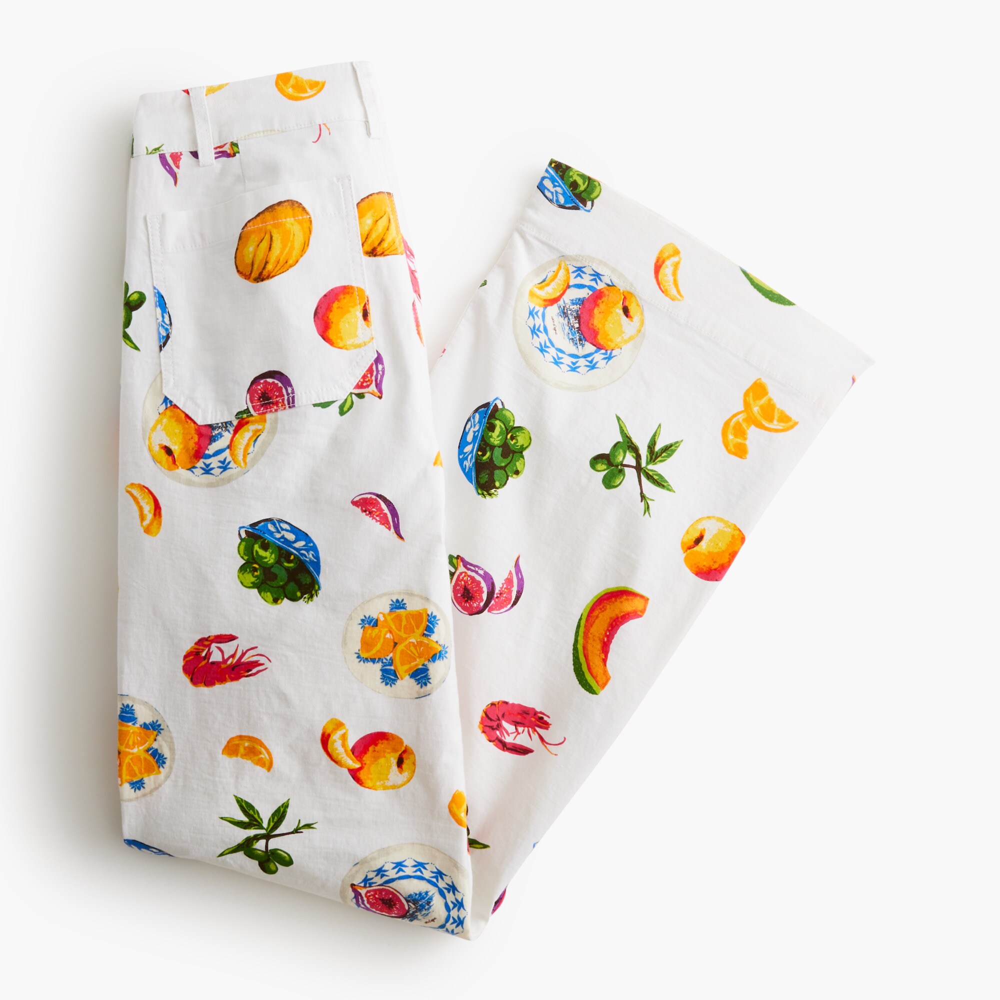 Lizzie high-rise patch-pocket wide-leg pant