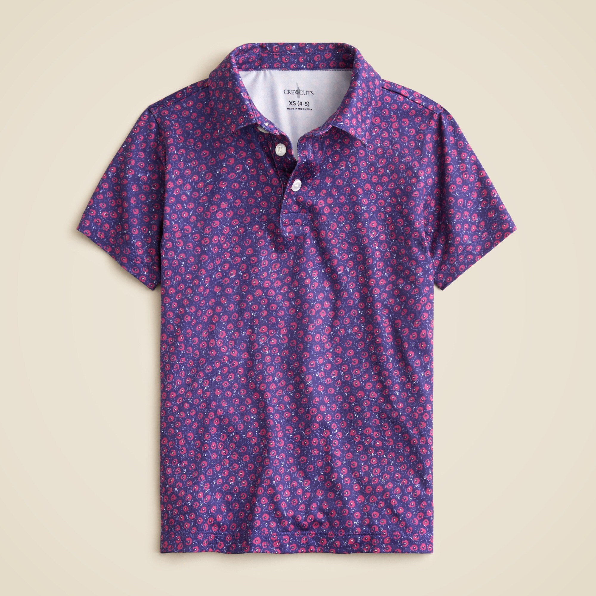  Kids' short-sleeve performance polo shirt