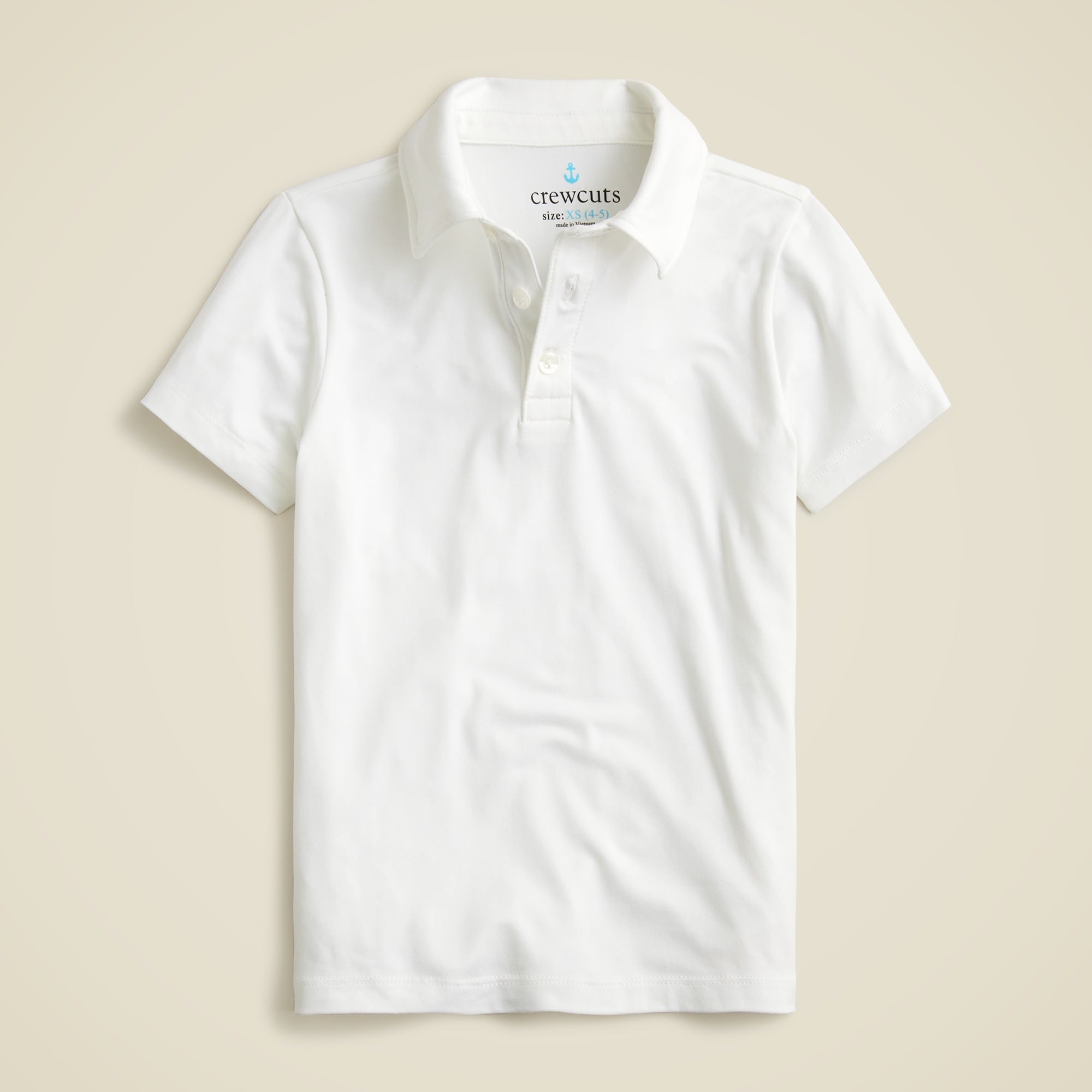  Kids' short-sleeve performance polo