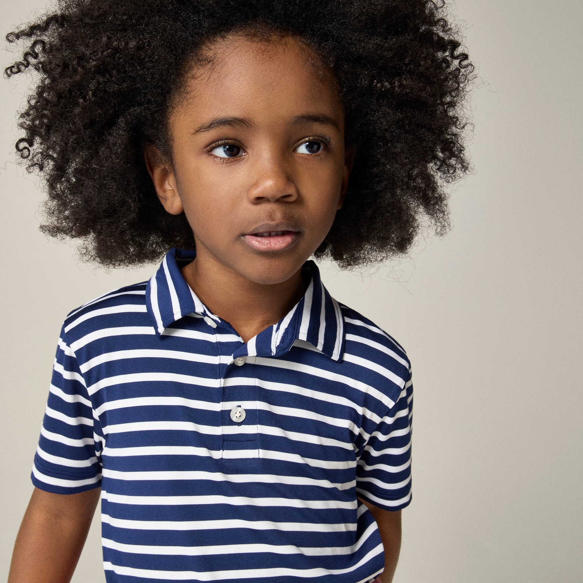 Kids' short-sleeve performance polo shirt