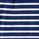Kids' short-sleeve performance polo shirt ROW STRIPE NAVY WHITE