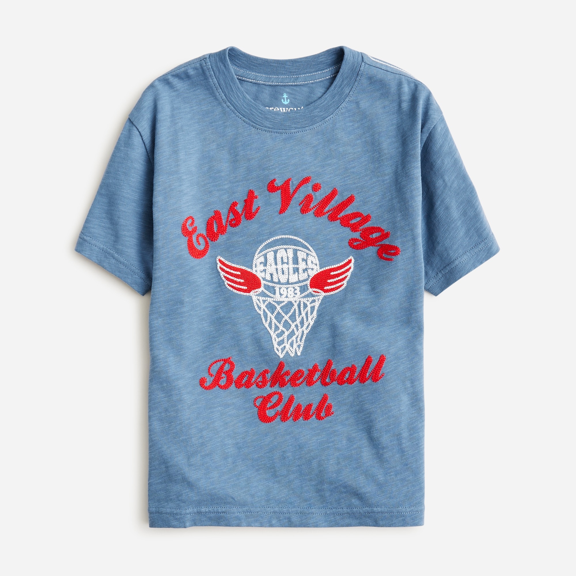 boys Kids' East Village basketball club graphic T-shirt