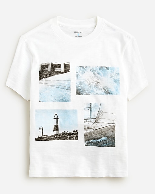  Kids' nautical photo graphic T-shirt