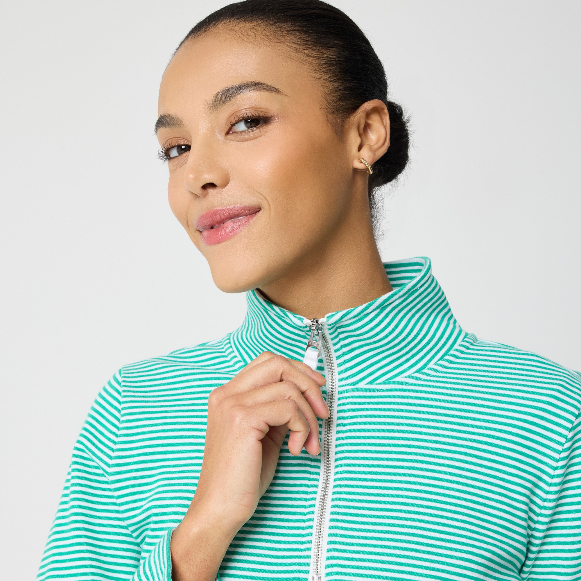 Sweat à Capuche J.Crew Femme Rayé Bleu Marine - Taille XL, Neuf Avec Étiquettes