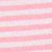 Striped terry half-zip pullover DOVER PINK WHITE