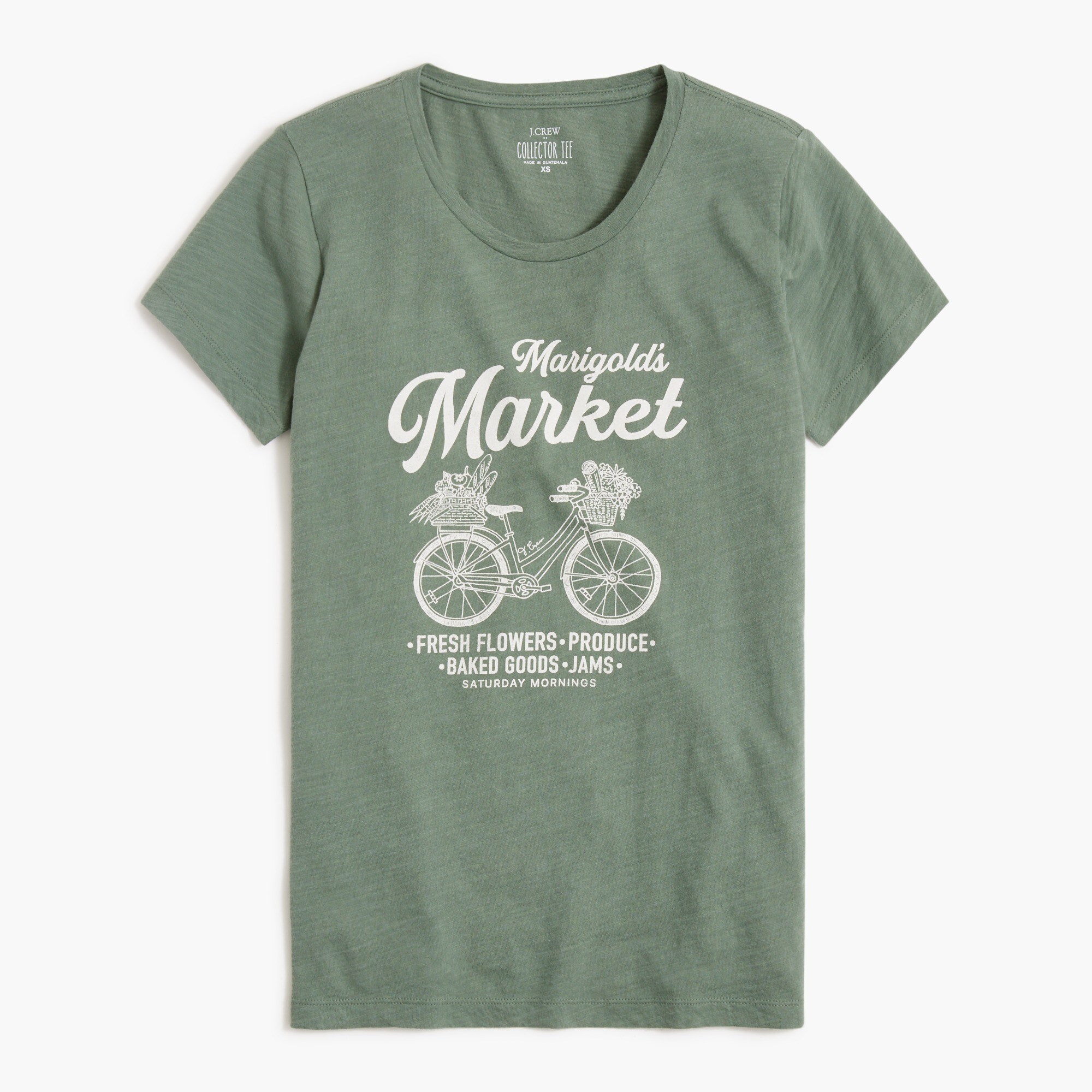 bicycle graphic tee for women