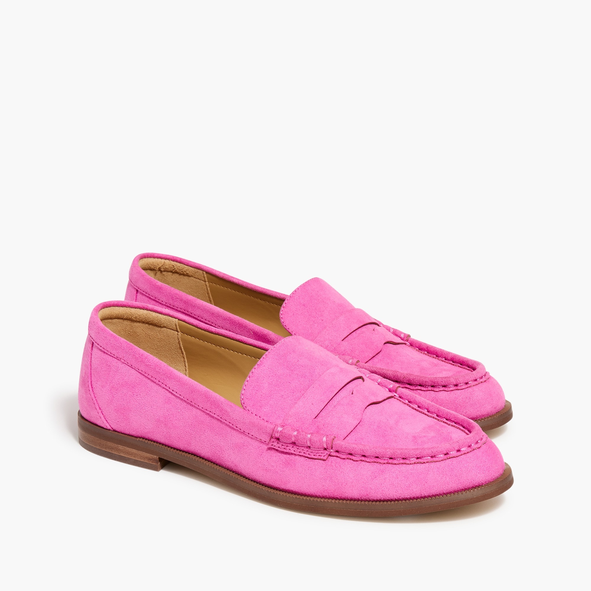 Hot pink loafers womens discount