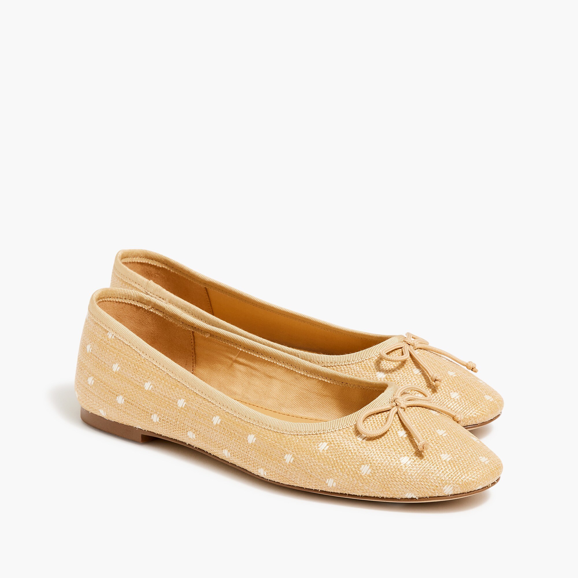 Woven ballet flats