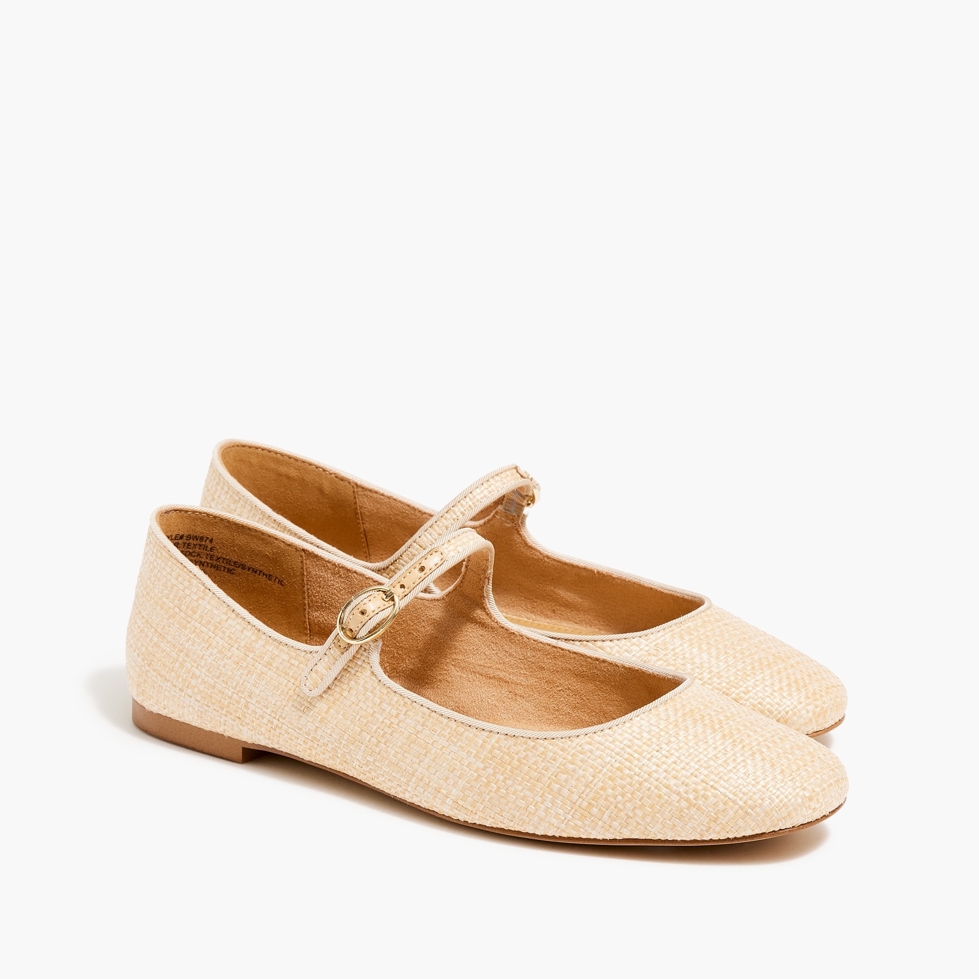 Woven Mary Jane flats