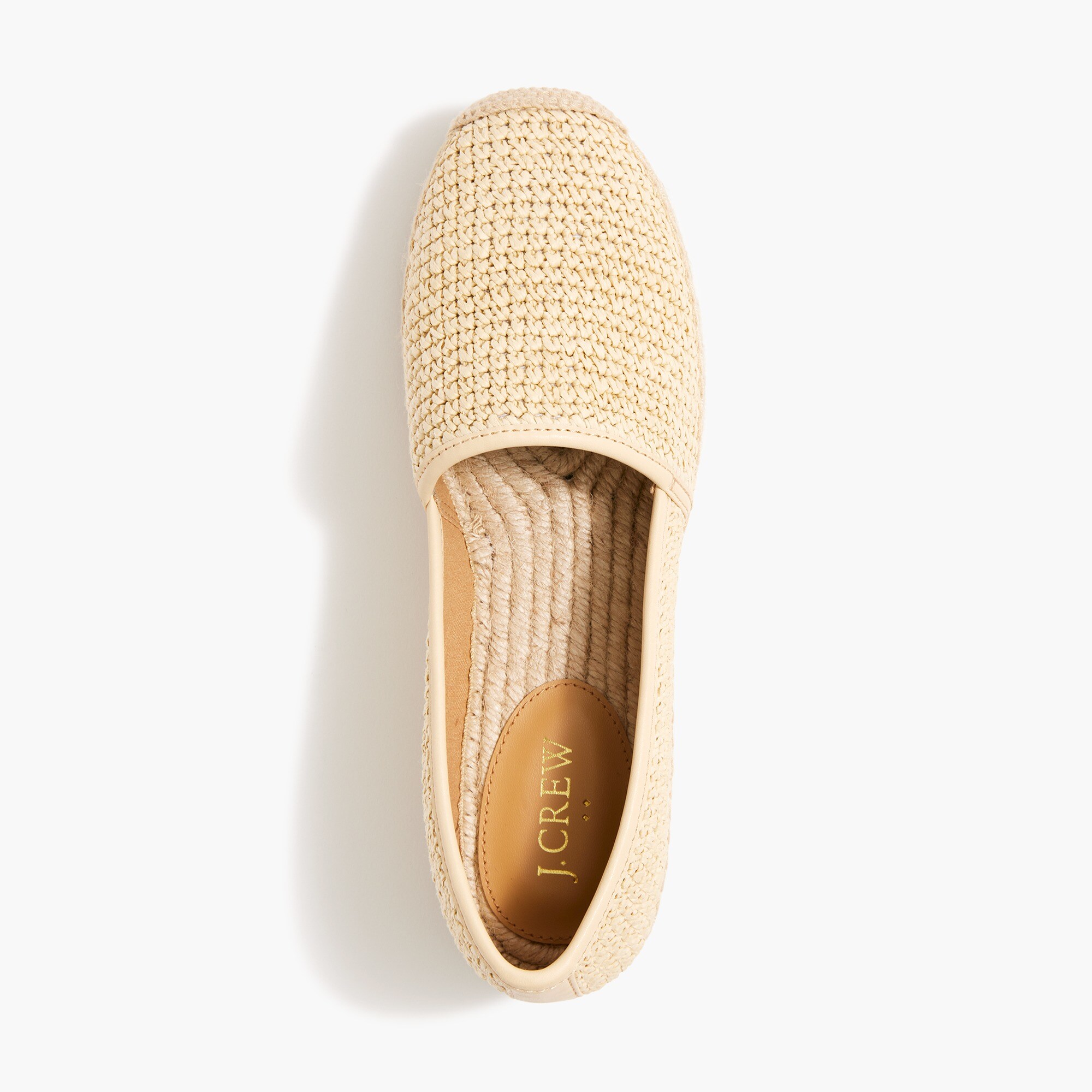 born stitch espadrille flats