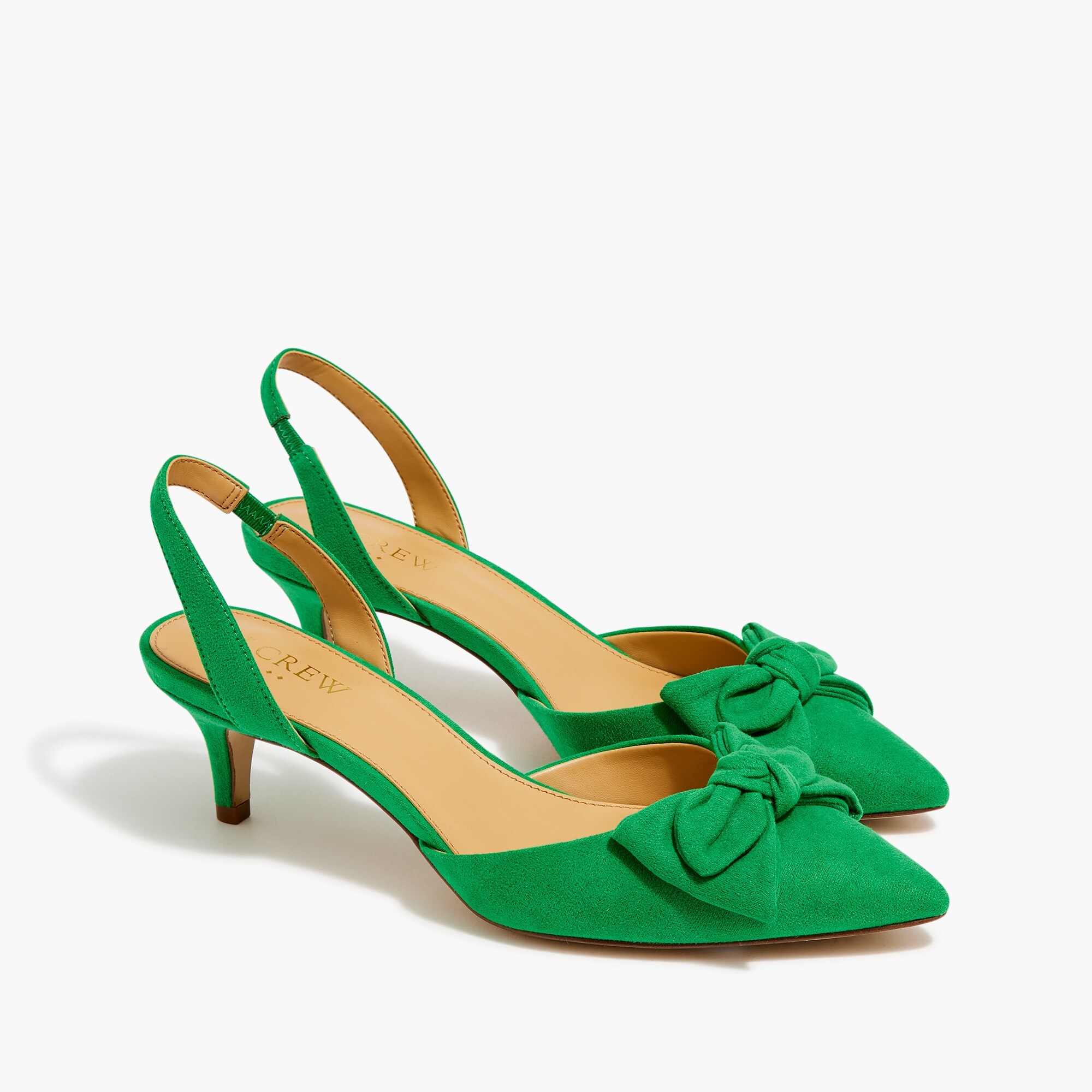 bow kitten heels for women