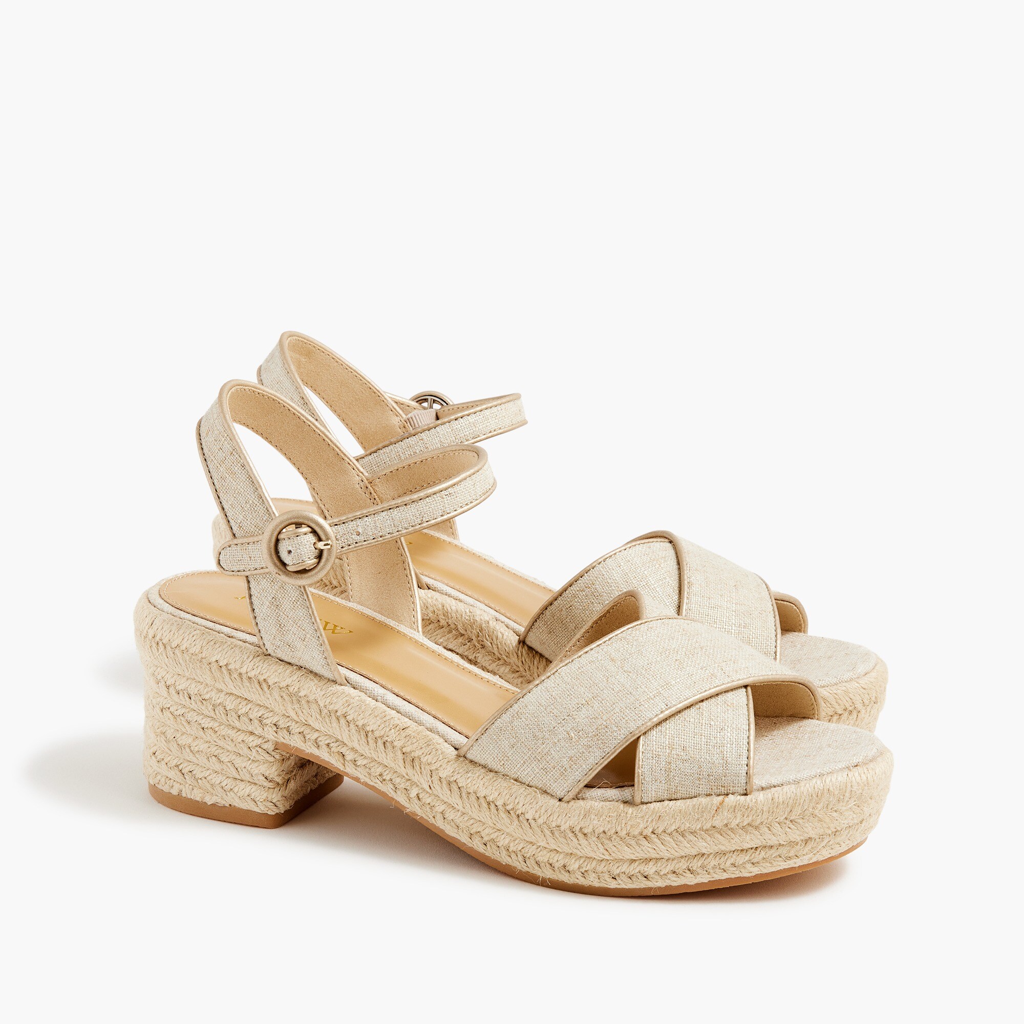 platform espadrille sandals for women