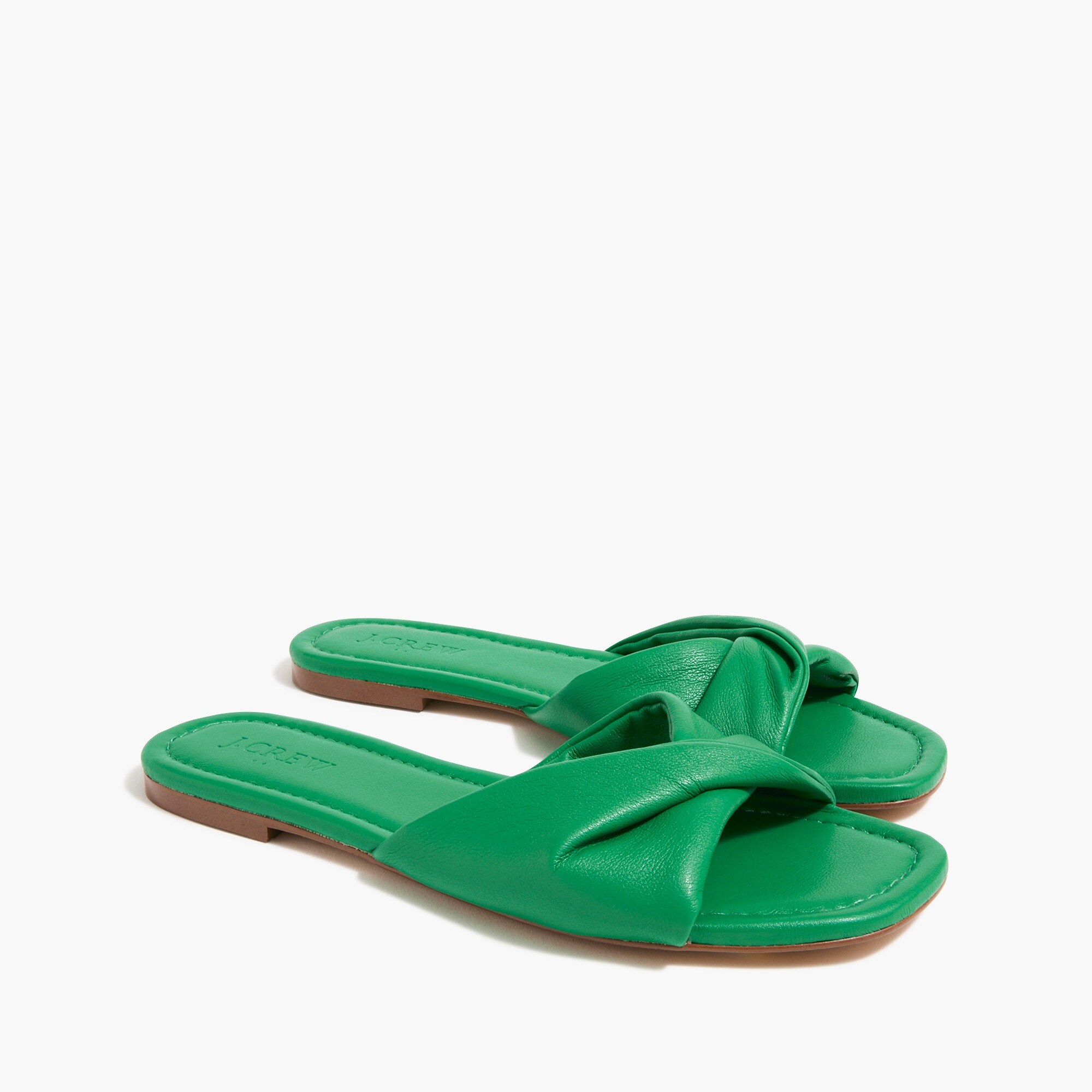  Twisted slide sandals