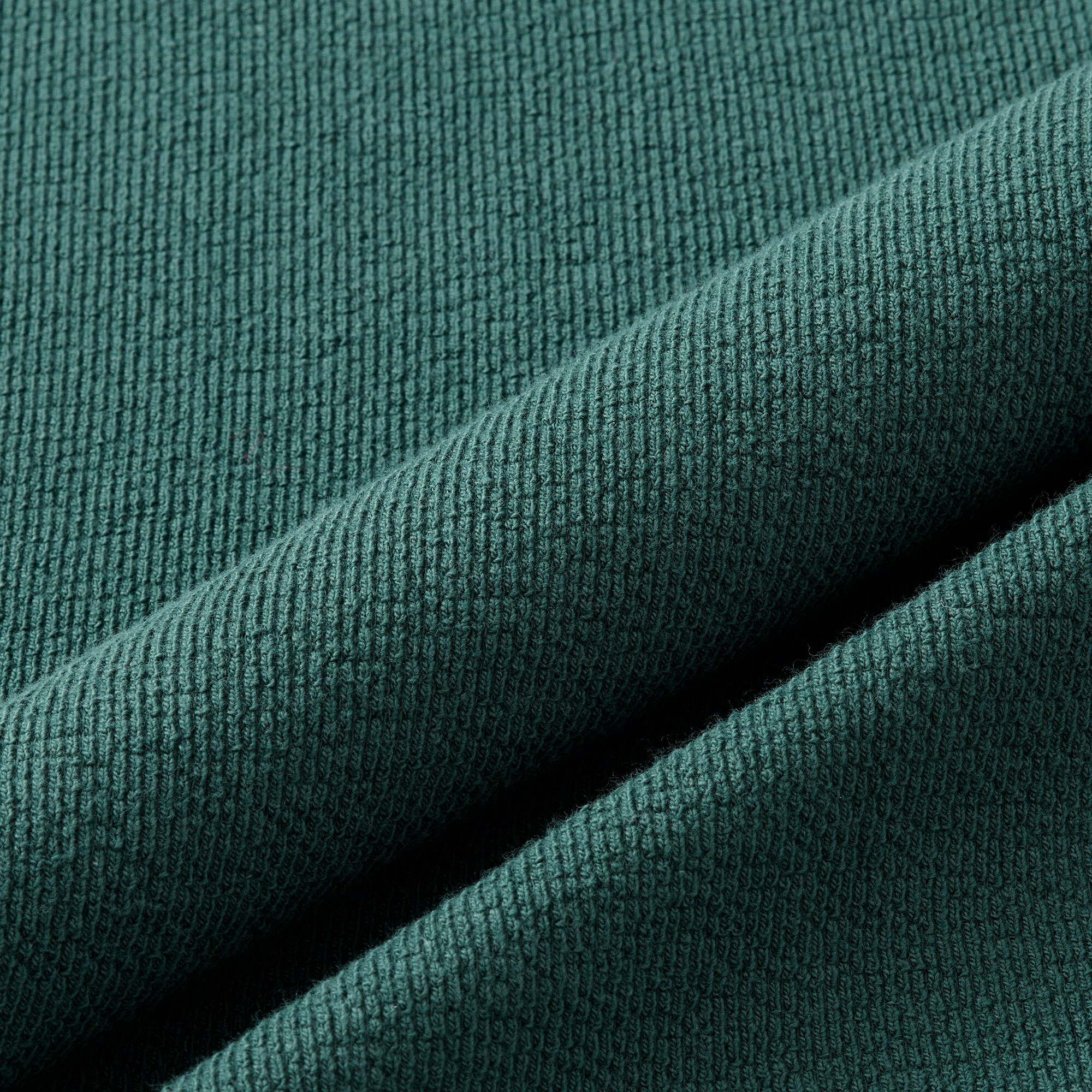 Textured camp-collar sweater-tee