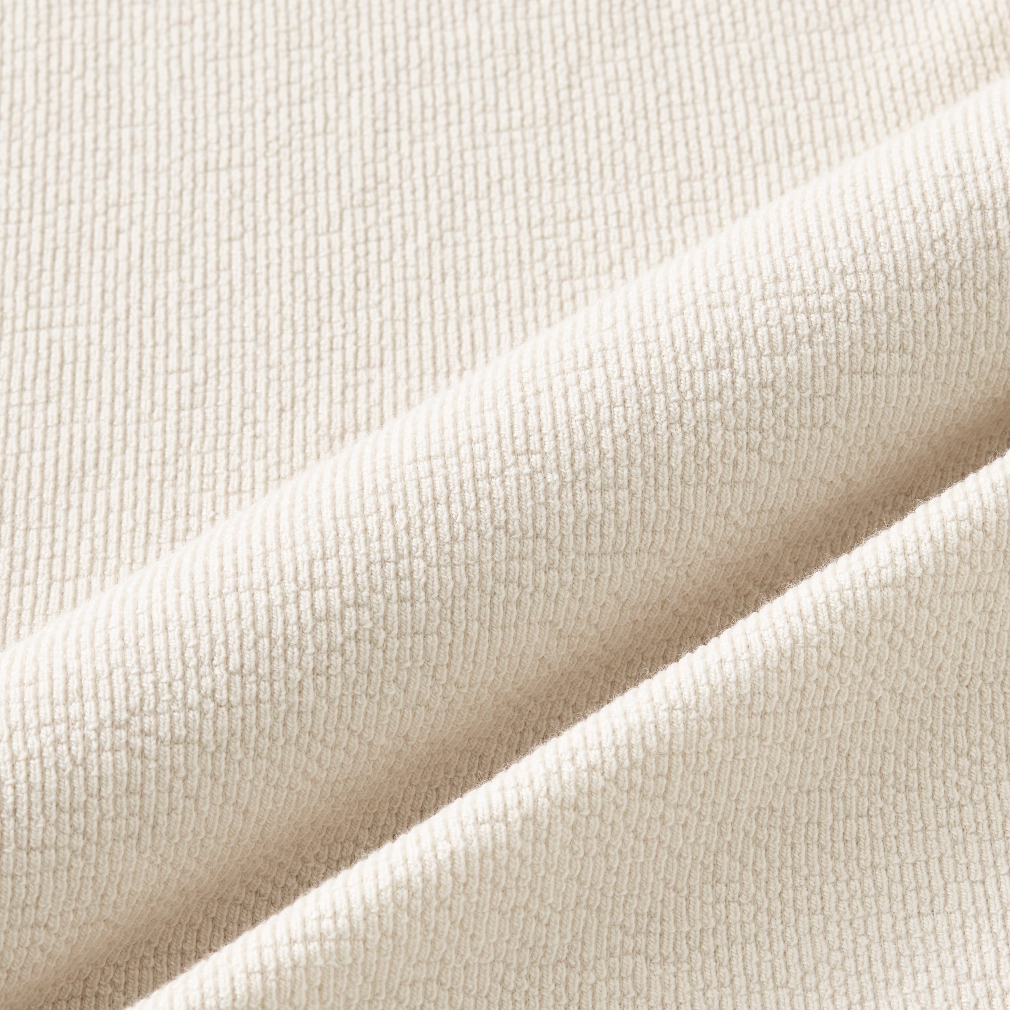 Textured camp-collar sweater-tee