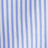 Slim Secret Wash cotton poplin shirt in stripe SOO STRIPE CORNFLOWER B