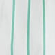 Secret Wash cotton poplin shirt in stripe LAURENT WHITE GREEN