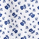 Slim Secret Wash cotton poplin shirt in print AMSTERDAM FLORAL WHITE 