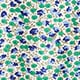 Slim Secret Wash cotton poplin shirt in print ELLIS DITSY IVORY GREEN