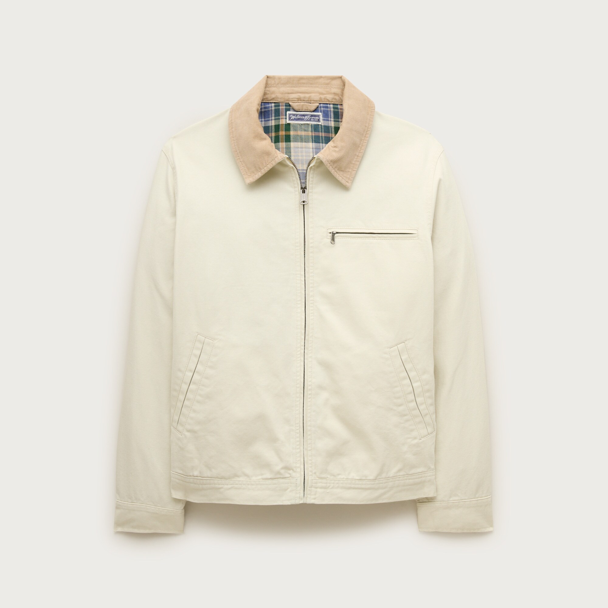 Wallace & Barnes Lightweight Canvas Work Jacket For Men | J.Crew