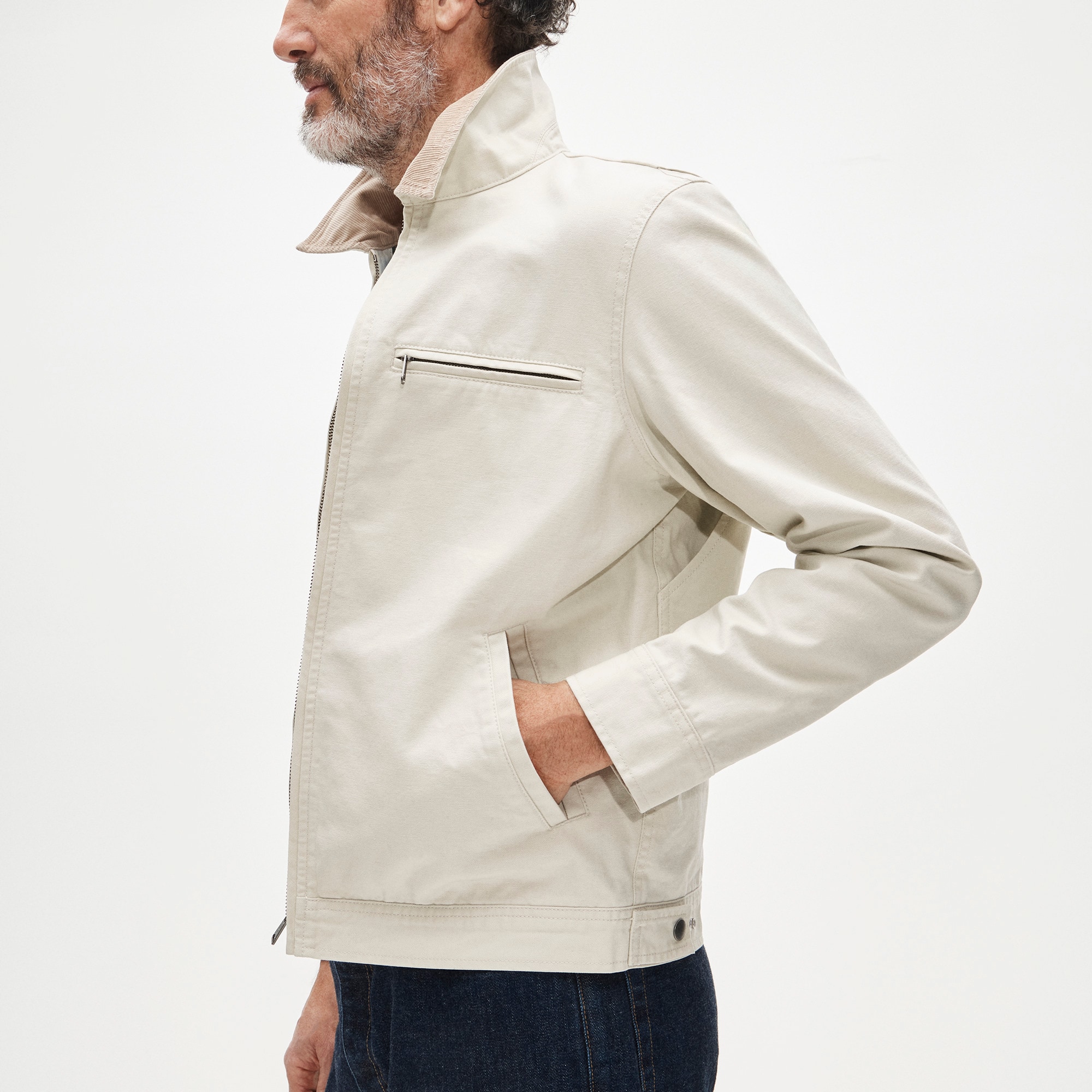 Wallace & Barnes lightweight canvas work jacket