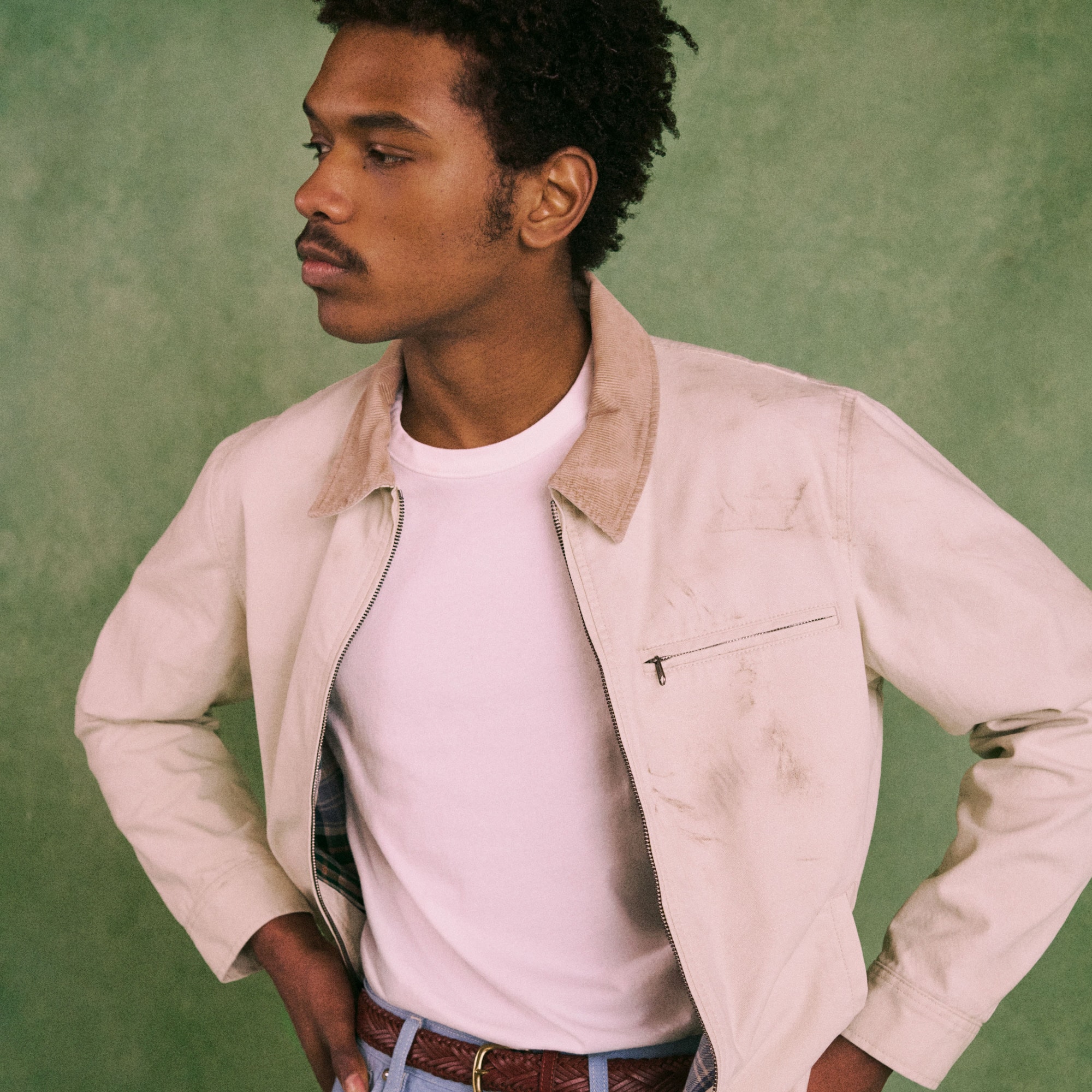 Wallace & Barnes lightweight canvas work jacket