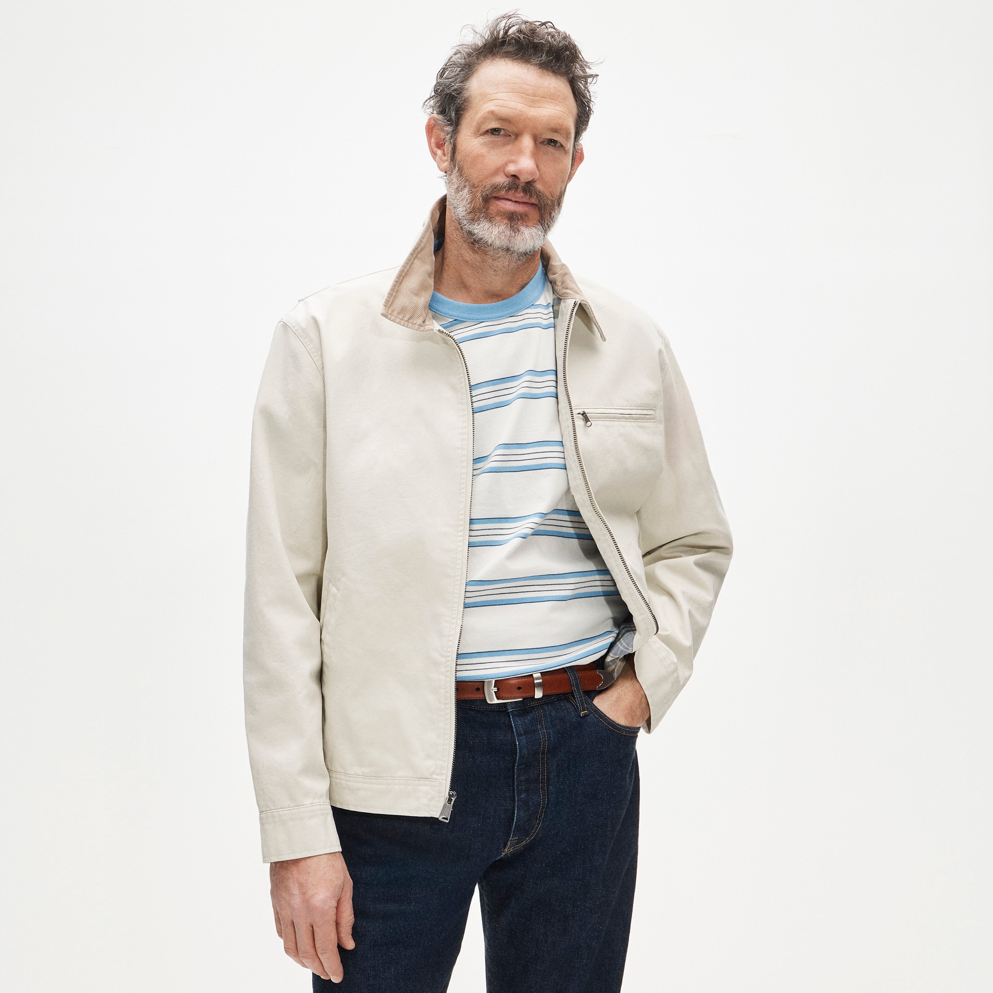 Wallace & Barnes lightweight canvas work jacket