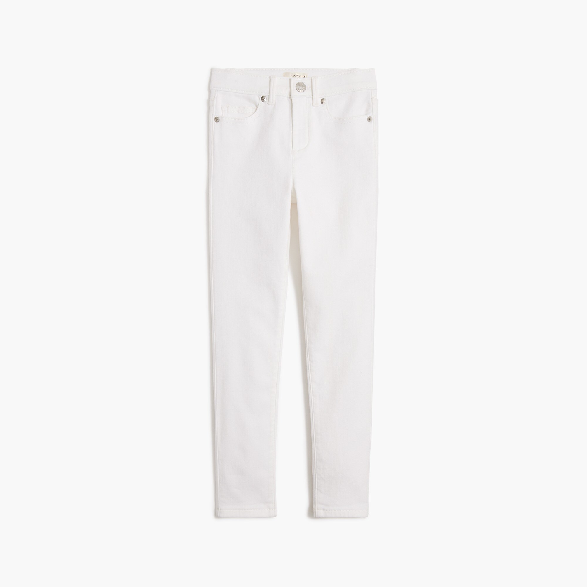 girls' white denim skinny jean for girls