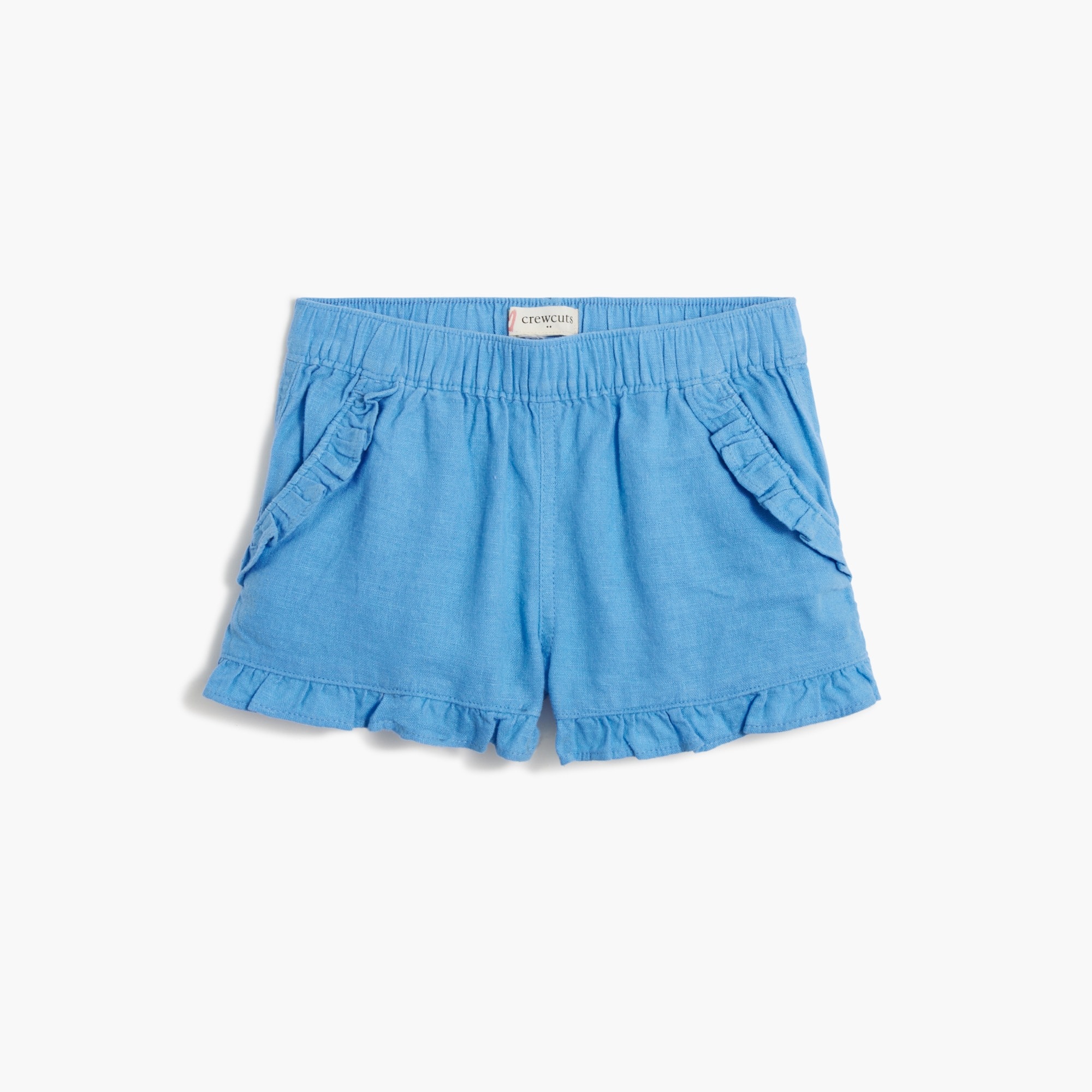 Girls' Linen-blend Ruffle Pull-on Short For Girls | Factory